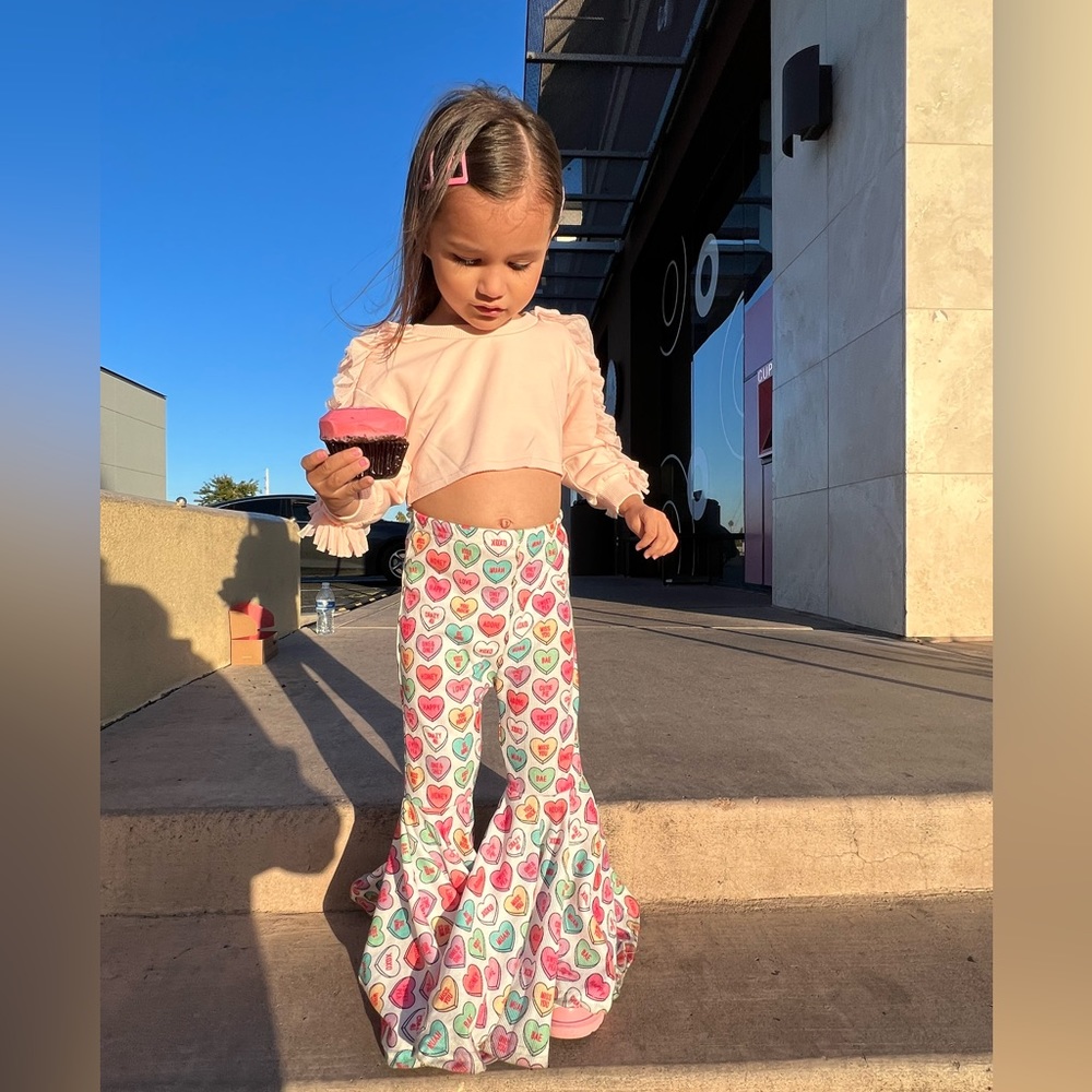 Hearts Bell Bottoms